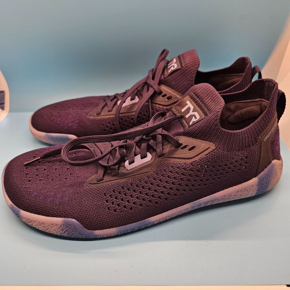 TYR MEN’S DROPZERO Barefoot Trainer Sneakers Style DZL1 Color: Navy Blue Sz 10‎